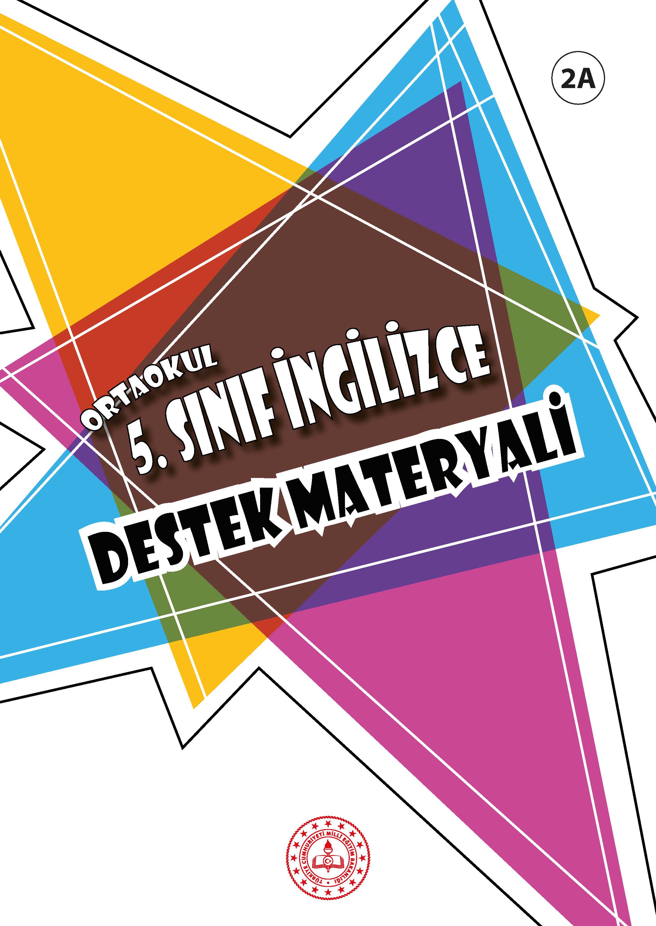 İngilizce 5 Destek Materyali 2A Kitap