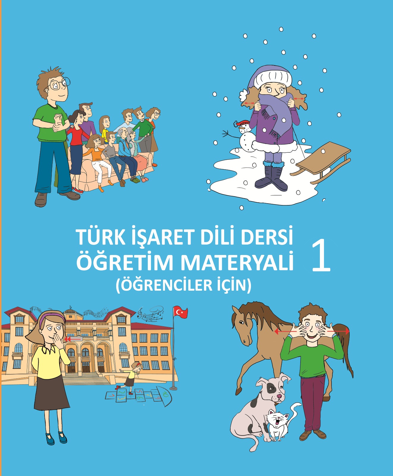 Türk İşaret Dili Dersi Öğretim Materyali 1  Kitap