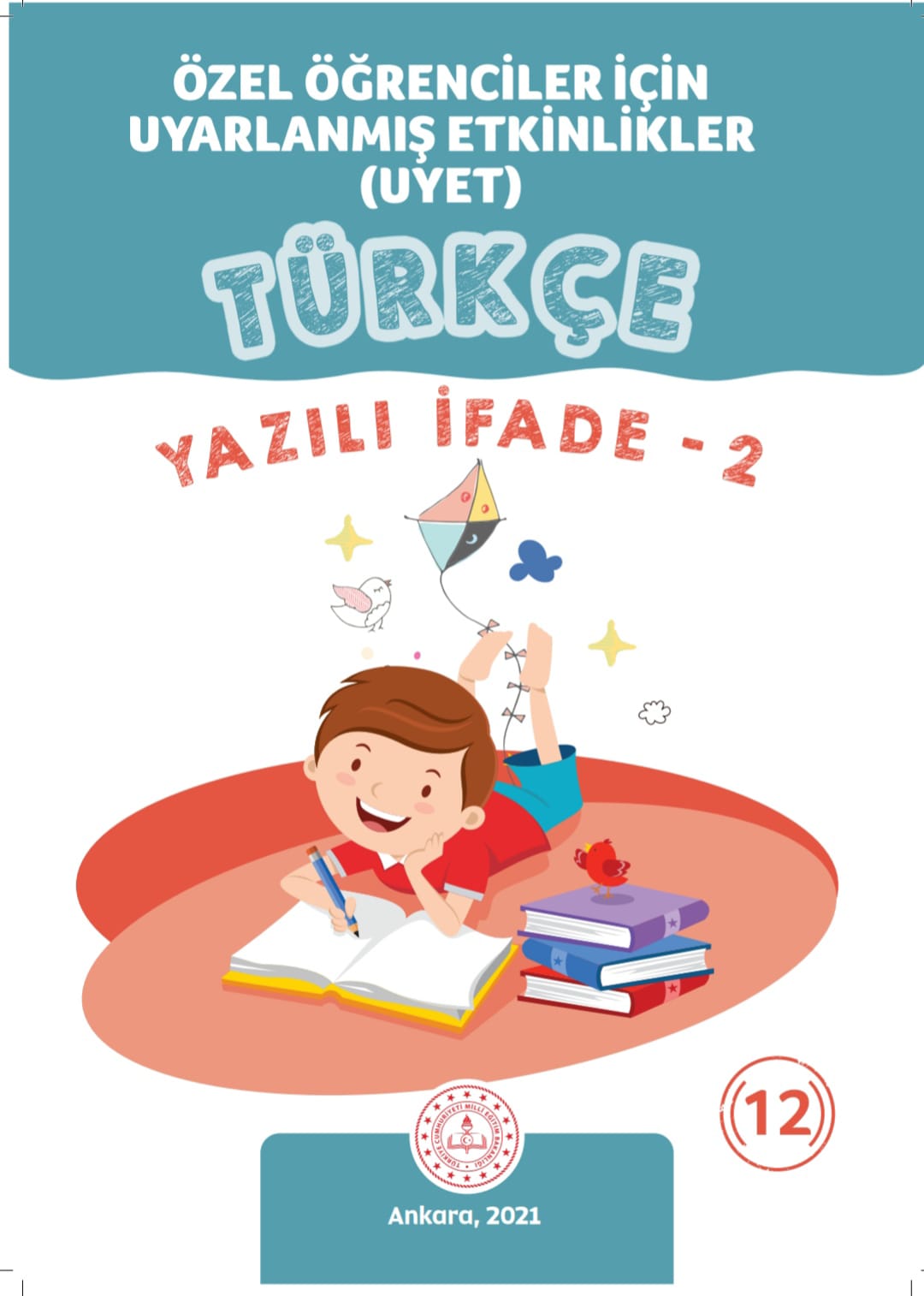 Türkçe Dersi Uyarlanmış Etkinler Seti (Yazılı İfade 2) Kitap